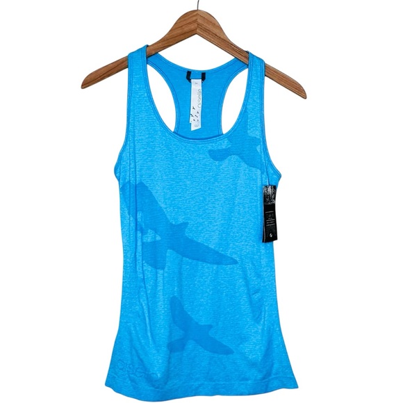Oiselle Flyte Tank Top Size Small Bold Blue NWT Activewear Workout - Picture 12 of 12